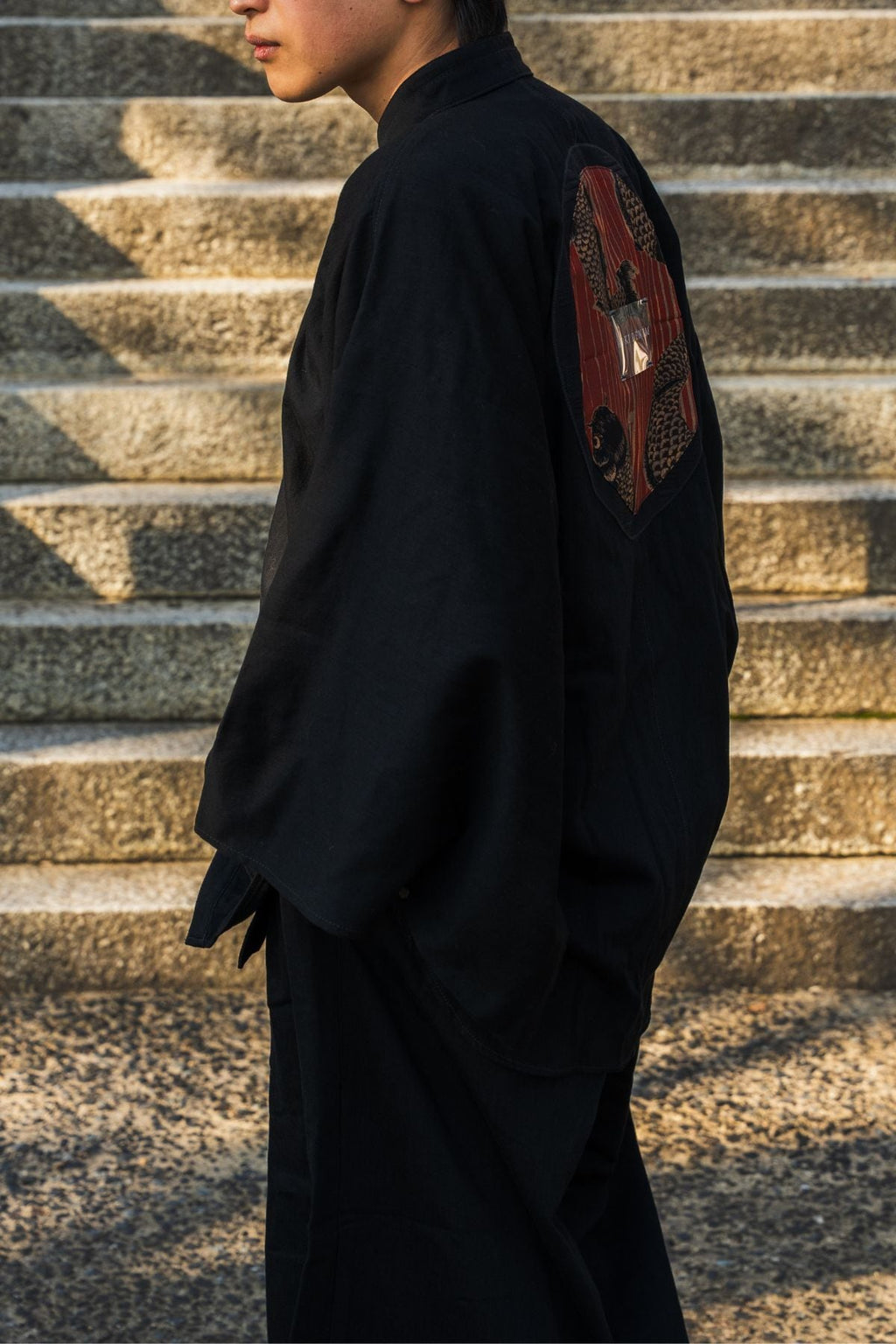 Kimono Denim Shirt - Okayama Denim × Nishikigoi