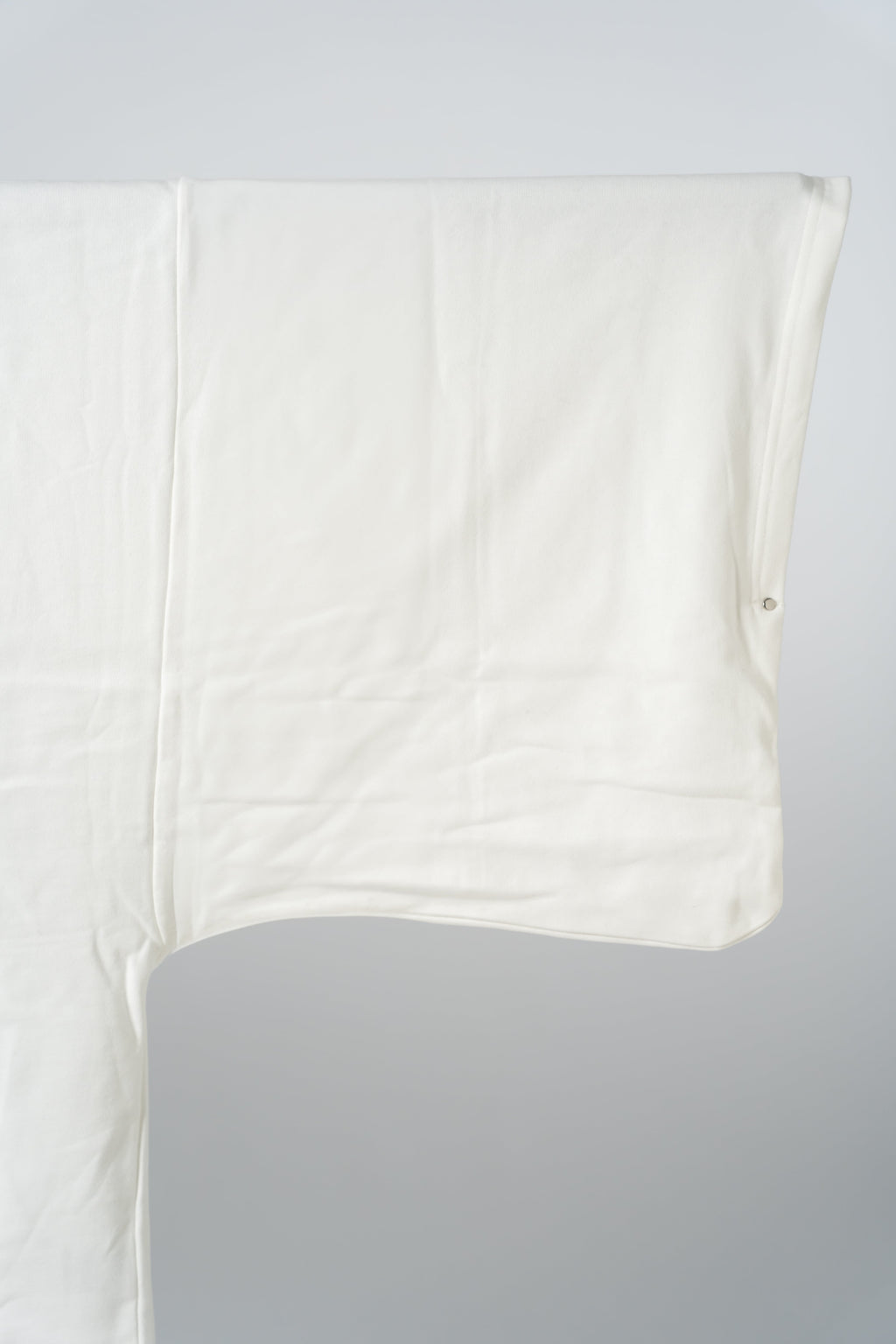 KIMONO Hoodie - Embroidered Denim (White)