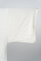 KIMONO Hoodie - Embroidered Denim (White)