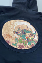 KIMONO 銀色連帽衫