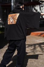 KIMONO 銀色連帽衫