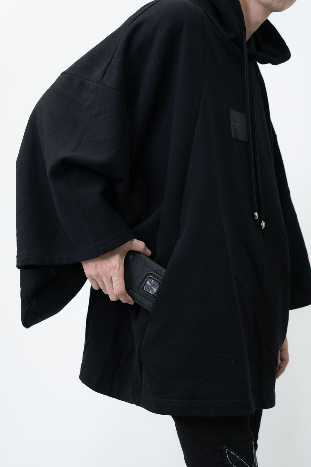 KIMONO Hoodie Silver