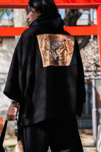 KIMONO 銀色連帽衫