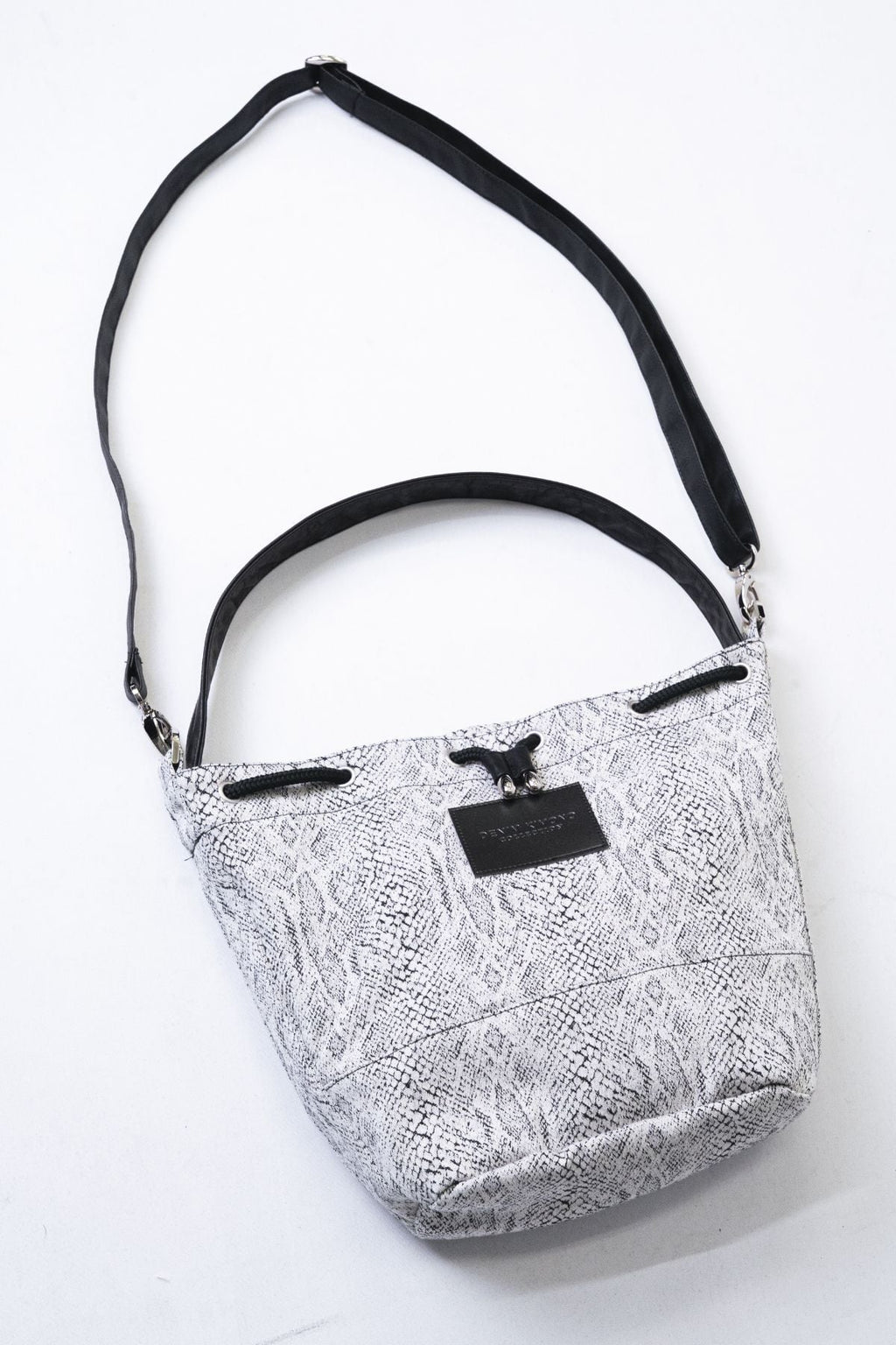 KINCHAKU Denim Bag - Python Jacquard