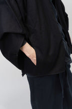 KIMONO Denim Shirt – Black