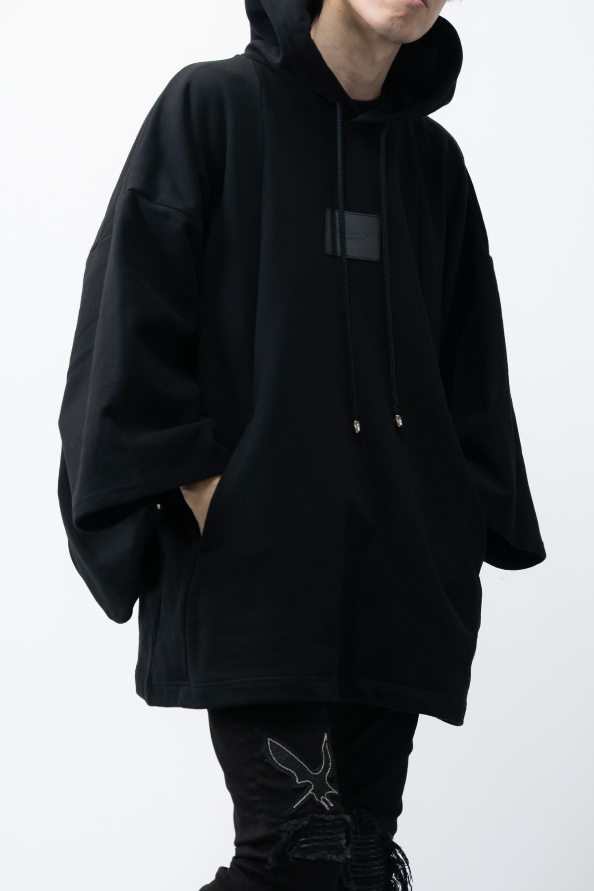 KIMONO Hoodie - Gold Denim