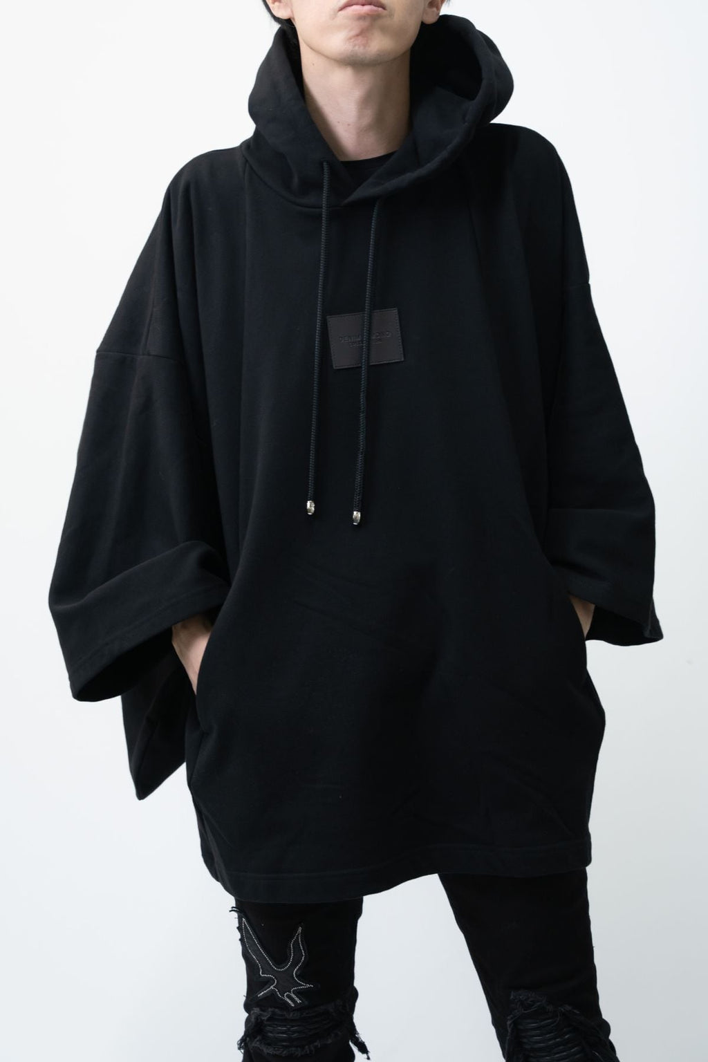 KIMONO Hoodie Silver