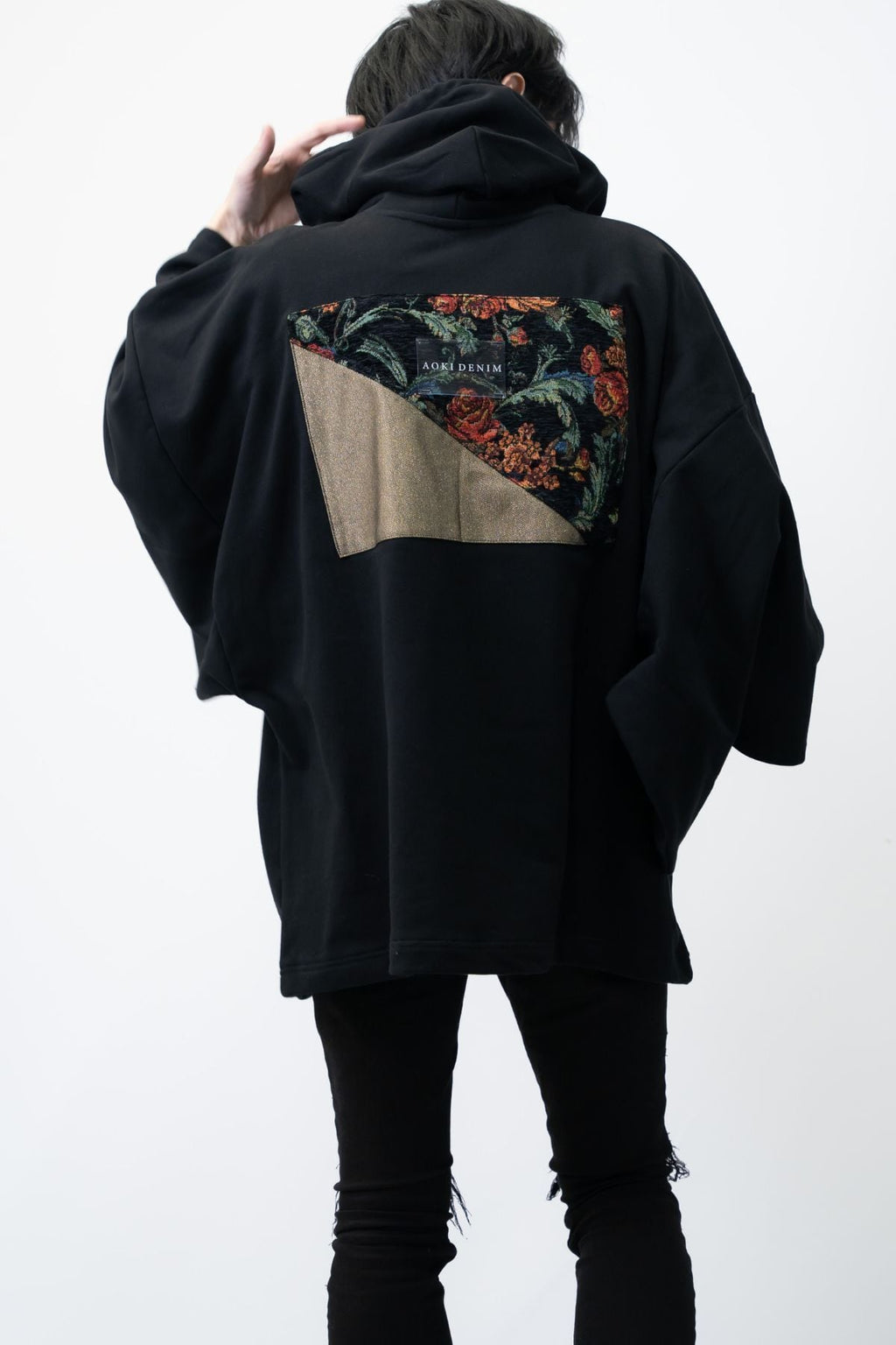 KIMONO Hoodie - Gold Denim
