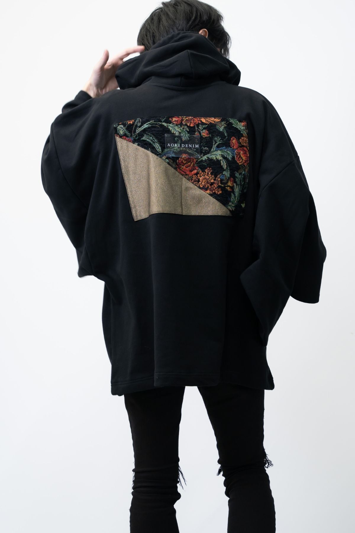 KIMONO Hoodie - Gold Denim