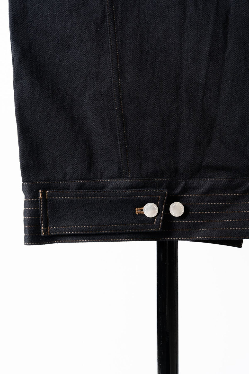 THE KIMONO Jacket – Black Okayama Denim × Arizona Leather