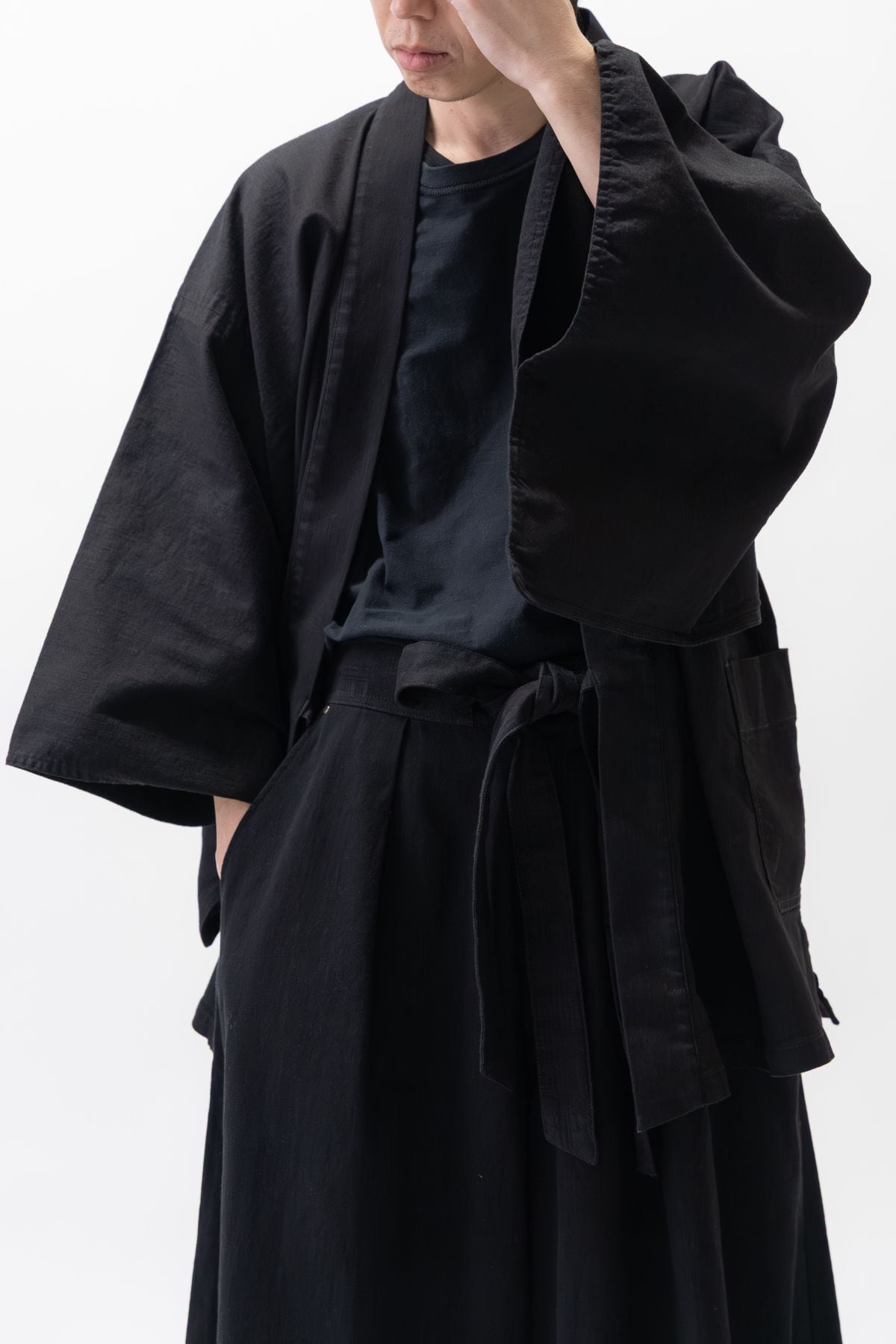 BLACK DENIM SAMUE Jacket – Okayama Denim × Arizona Leather