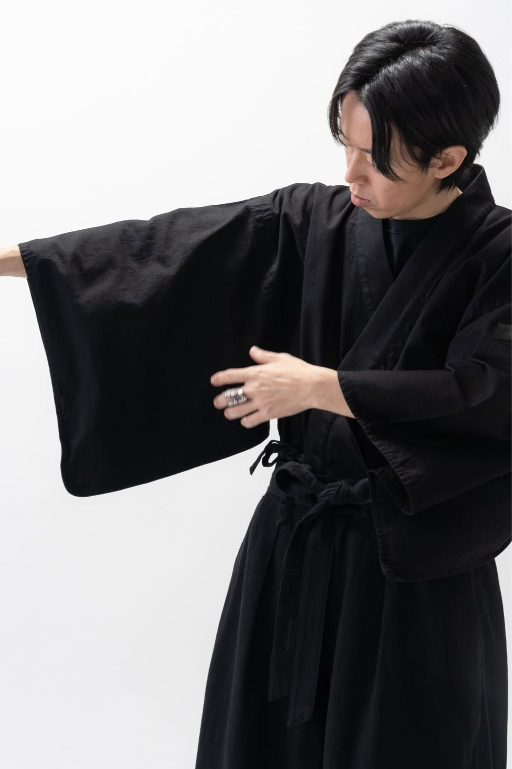 BLACK DENIM SAMUE Jacket – Okayama Denim × Arizona Leather