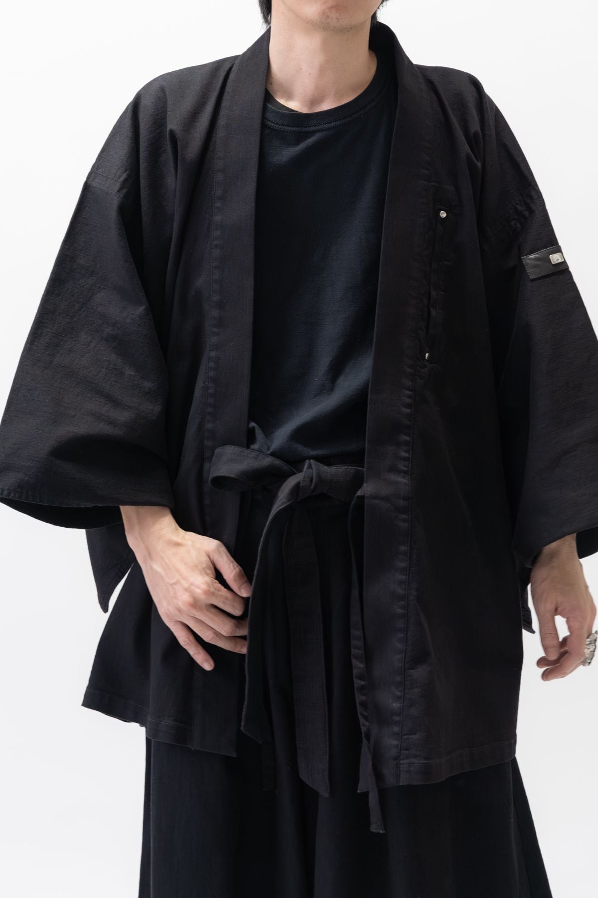 BLACK DENIM SAMUE Jacket – Okayama Denim × Arizona Leather