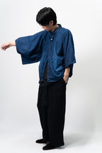 KIMONO Denim Shirt - Blue