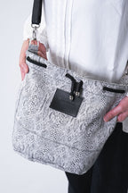 KINCHAKU Denim Bag - Python Jacquard