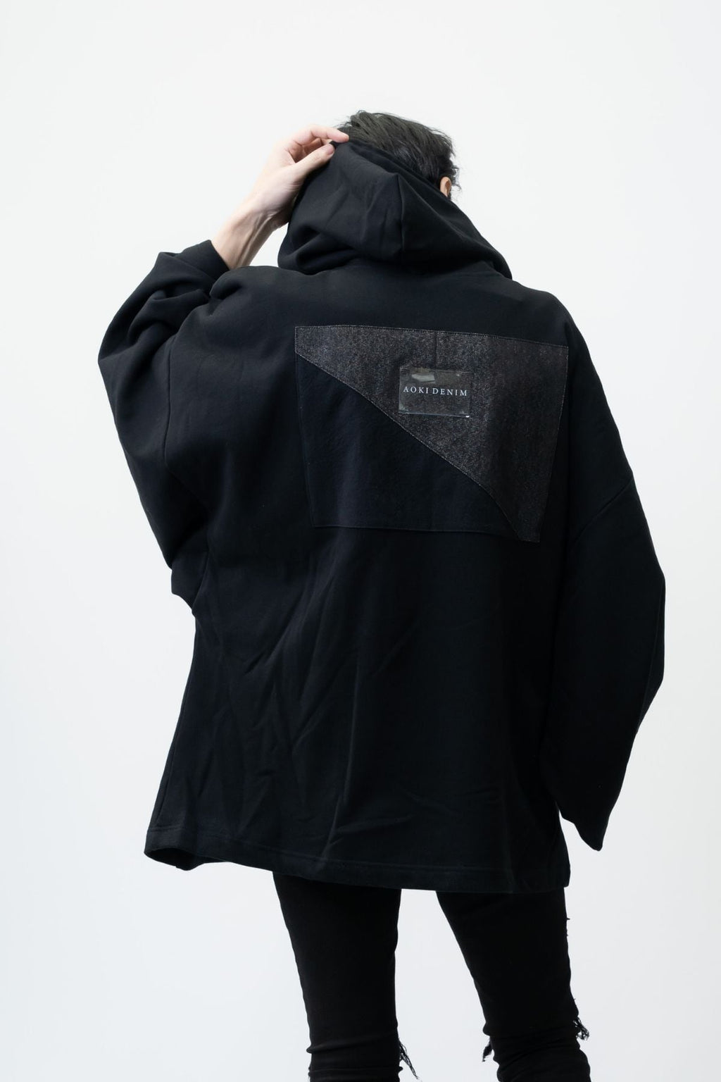 KIMONO Hoodie Silver