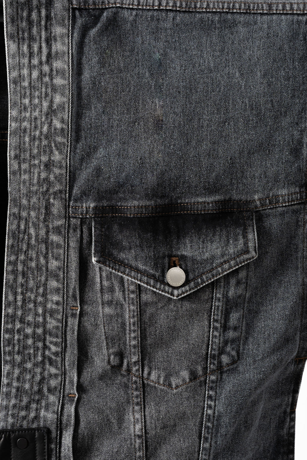THE KIMONO Denim Jacket – BLACK ICE Okayama Denim × Arizona Leather