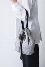 KINCHAKU Denim Bag - Python Jacquard