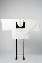 KIMONO Hoodie - Embroidered Denim (White)