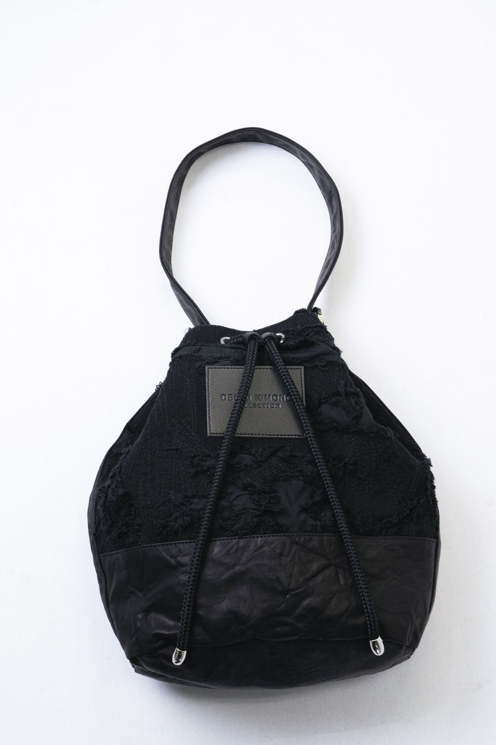 KINCHAKU Denim Bag - MIMI (Embroidered Denim)