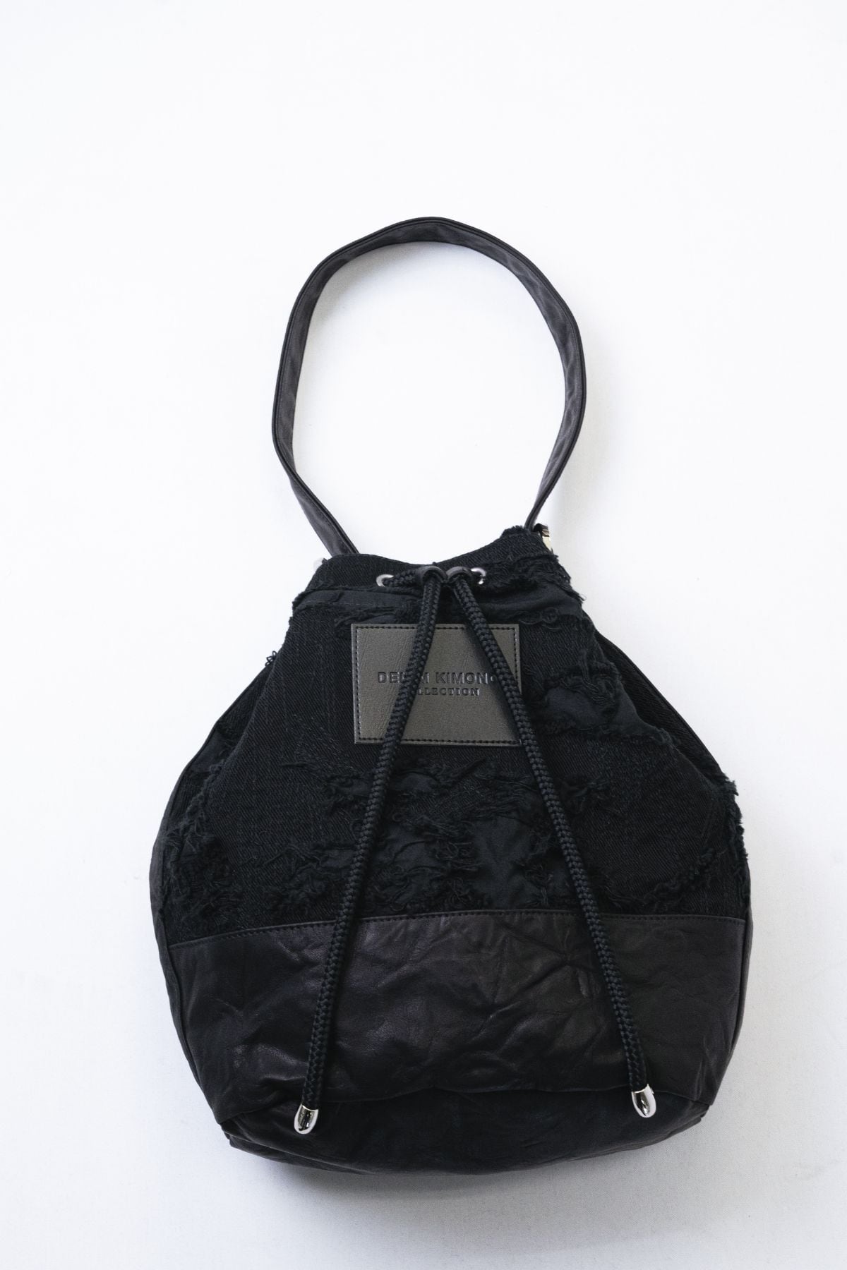 KINCHAKU Denim Bag - MIMI (Embroidered Denim)