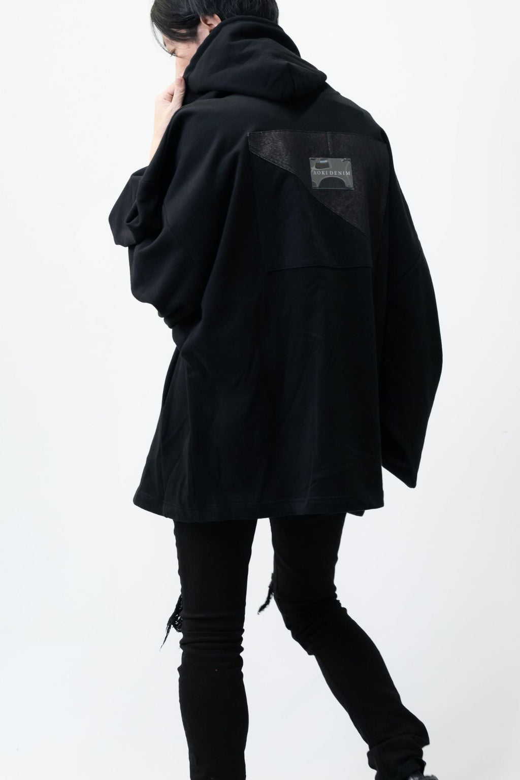 KIMONO Hoodie Silver