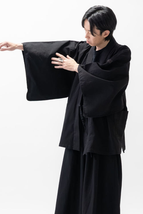 BLACK DENIM SAMUE Jacket – Okayama Denim × Arizona Leather