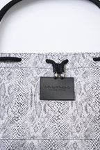 KINCHAKU Denim Bag - Python Jacquard