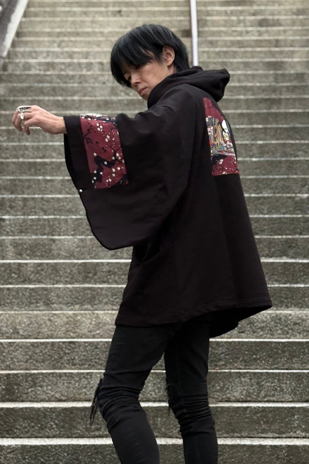 KIMONO Hoodie Gasha Skull