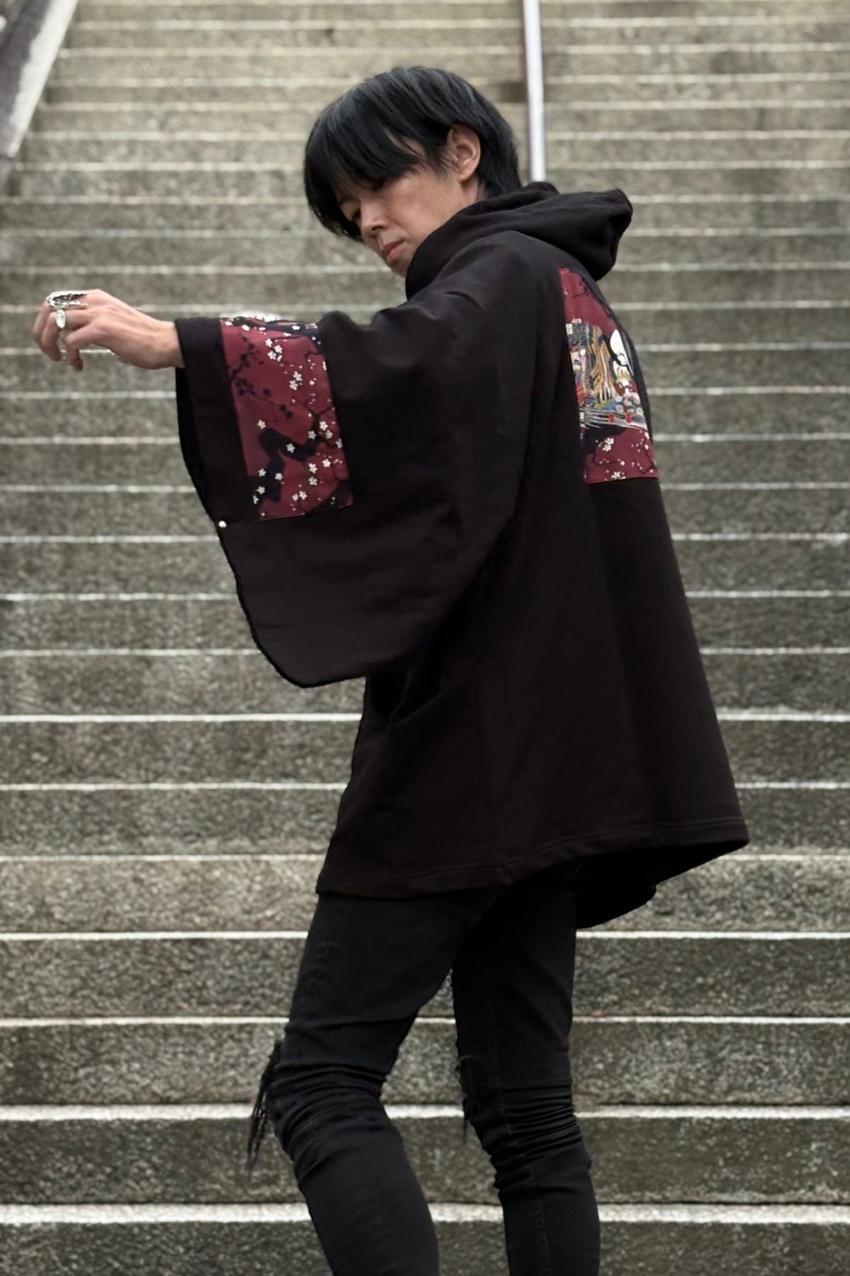 KIMONO Hoodie Gasha Skull