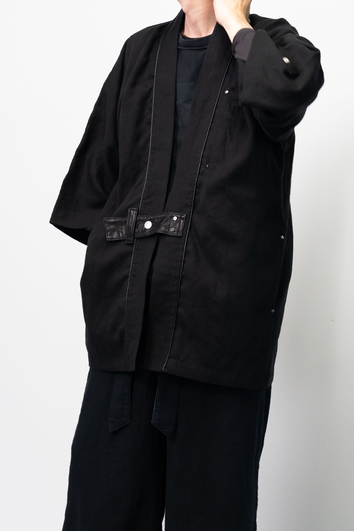 BLACK HAPPI - French Linen