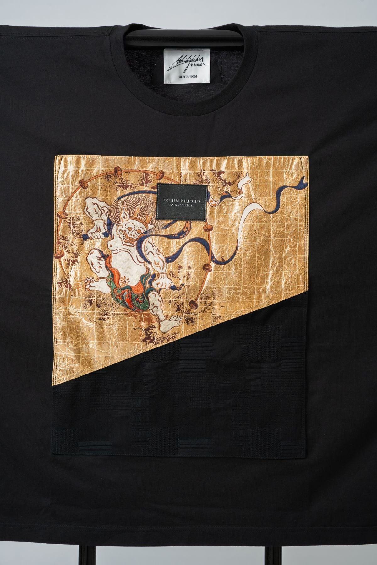 AOKI DENIM × KIMO NO T® – KIMONOT® Nishijin Textile “Raijin”
