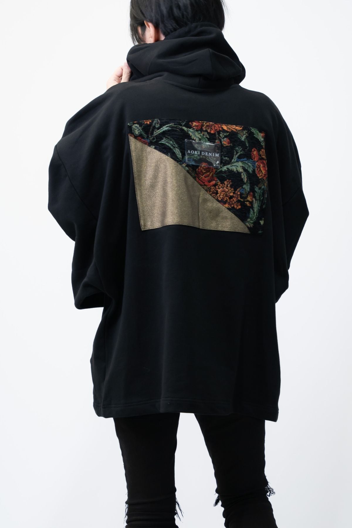 KIMONO Hoodie - Gold Denim