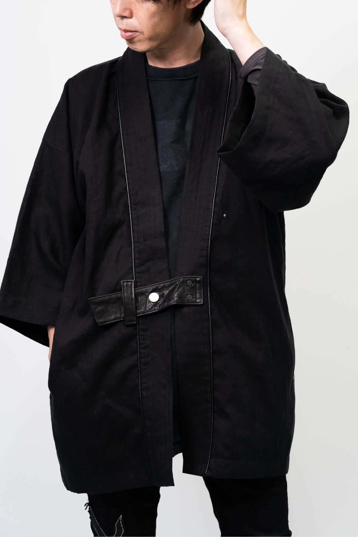 BLACK HAPPI - French Linen