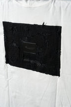 KIMONO Hoodie - Embroidered Denim (White)