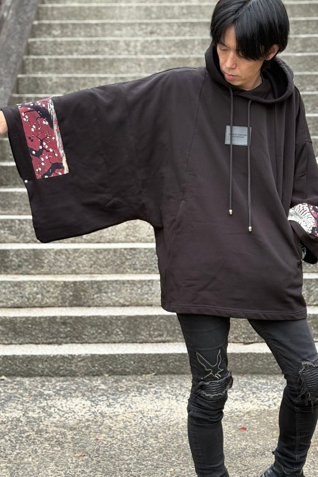 KIMONO Hoodie Gasha Skull