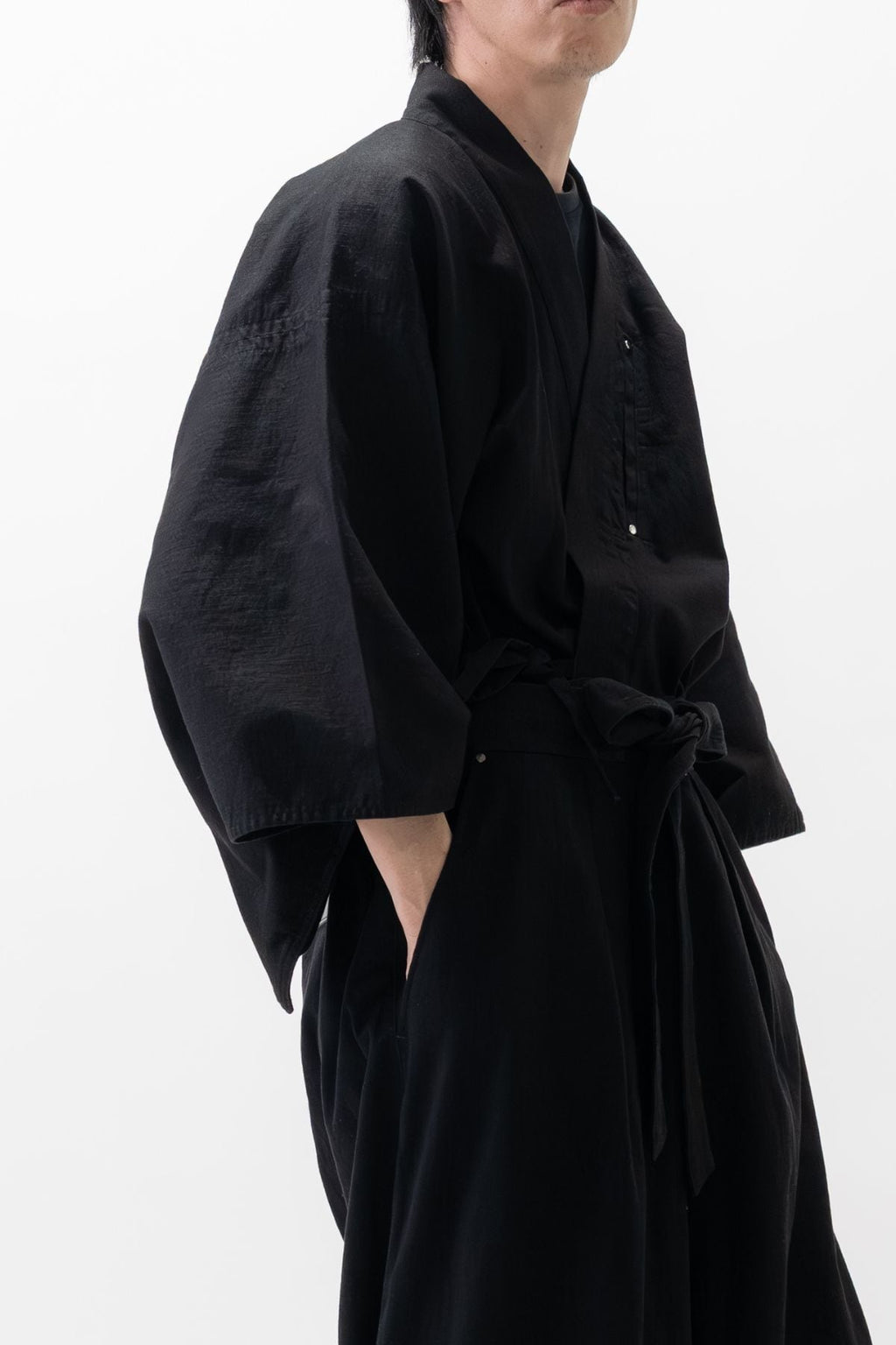 BLACK DENIM SAMUE Jacket – Okayama Denim × Arizona Leather