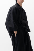 BLACK DENIM SAMUE Jacket – Okayama Denim × Arizona Leather