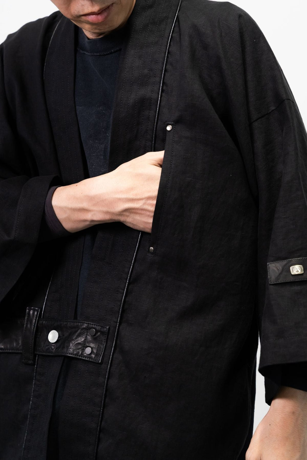 BLACK HAPPI - French Linen