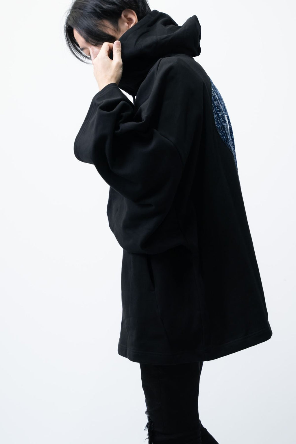 KIMONO Hoodie - Indigo Sashiko