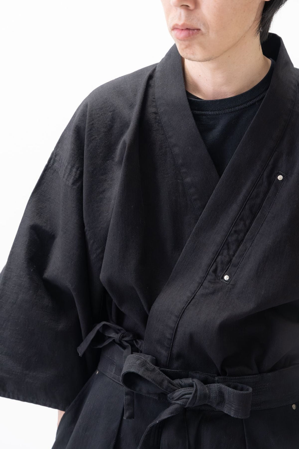 BLACK DENIM SAMUE Jacket – Okayama Denim × Arizona Leather