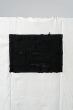 KIMONO Hoodie - Embroidered Denim (White)