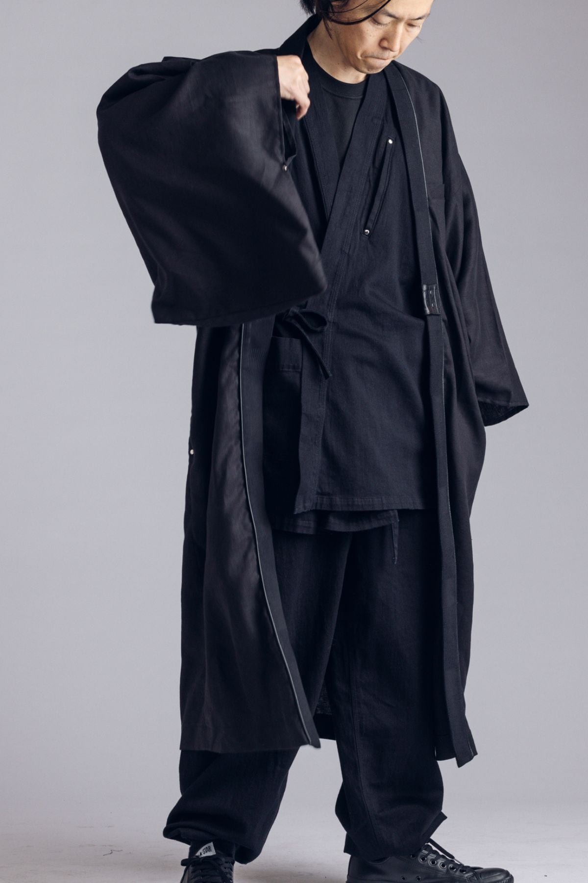 Black Denim Haori