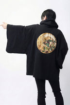 KIMONO 銀色連帽衫